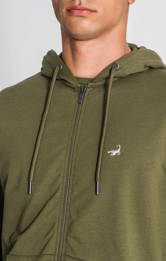 Green Essential Scorpio Hoodie Jacket