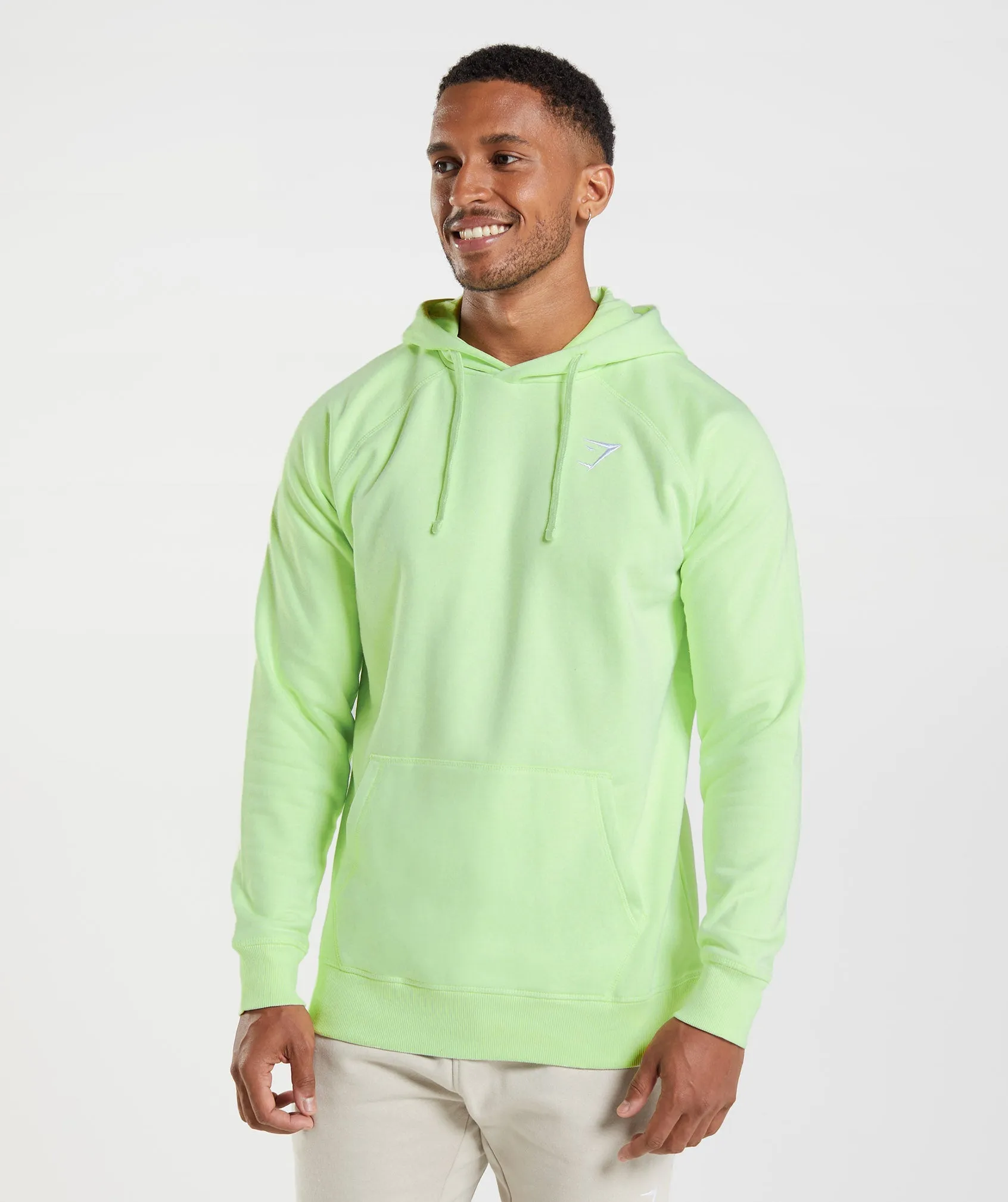 Gymshark Crest Hoodie - Kiwi Green