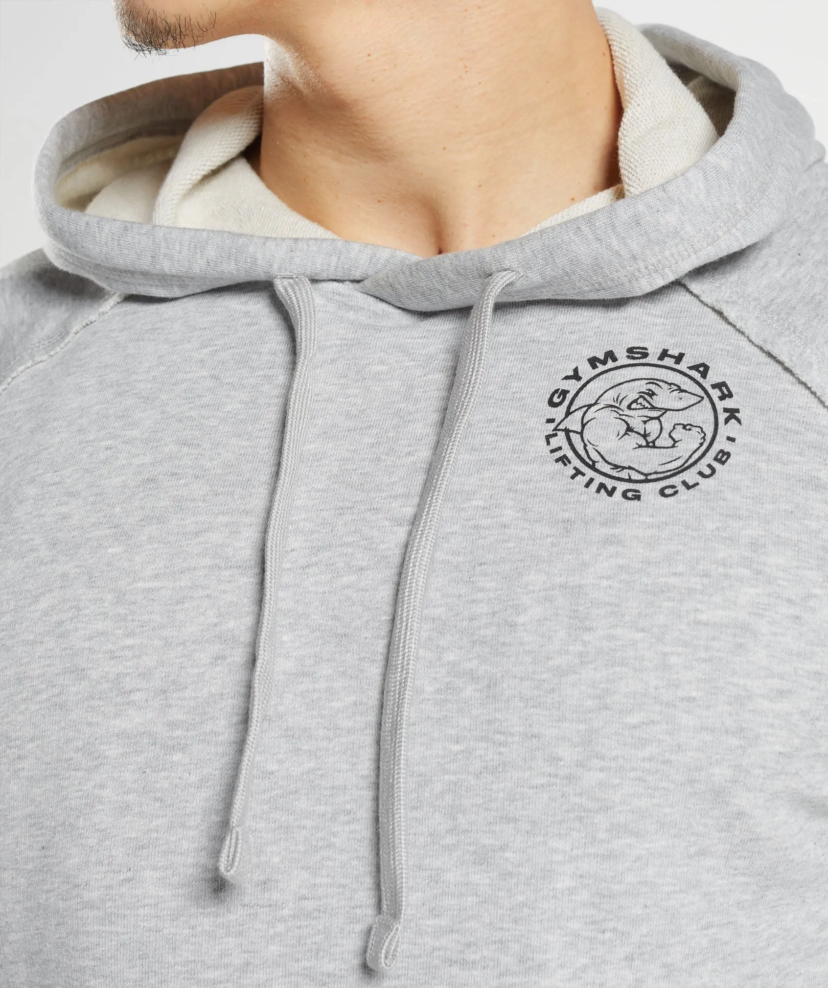 Gymshark Legacy Hoodie - Light Grey Marl