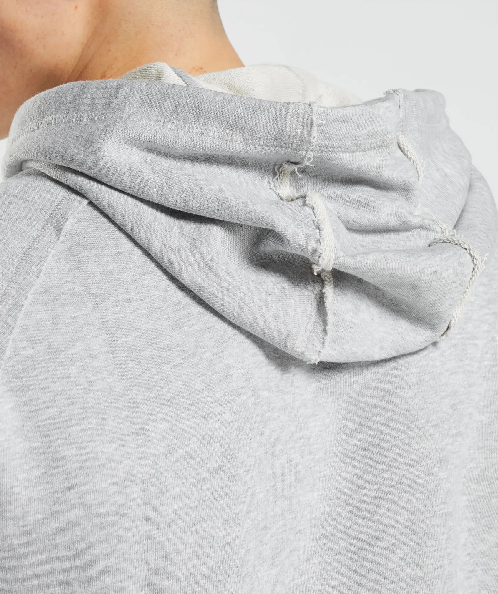 Gymshark Legacy Hoodie - Light Grey Marl