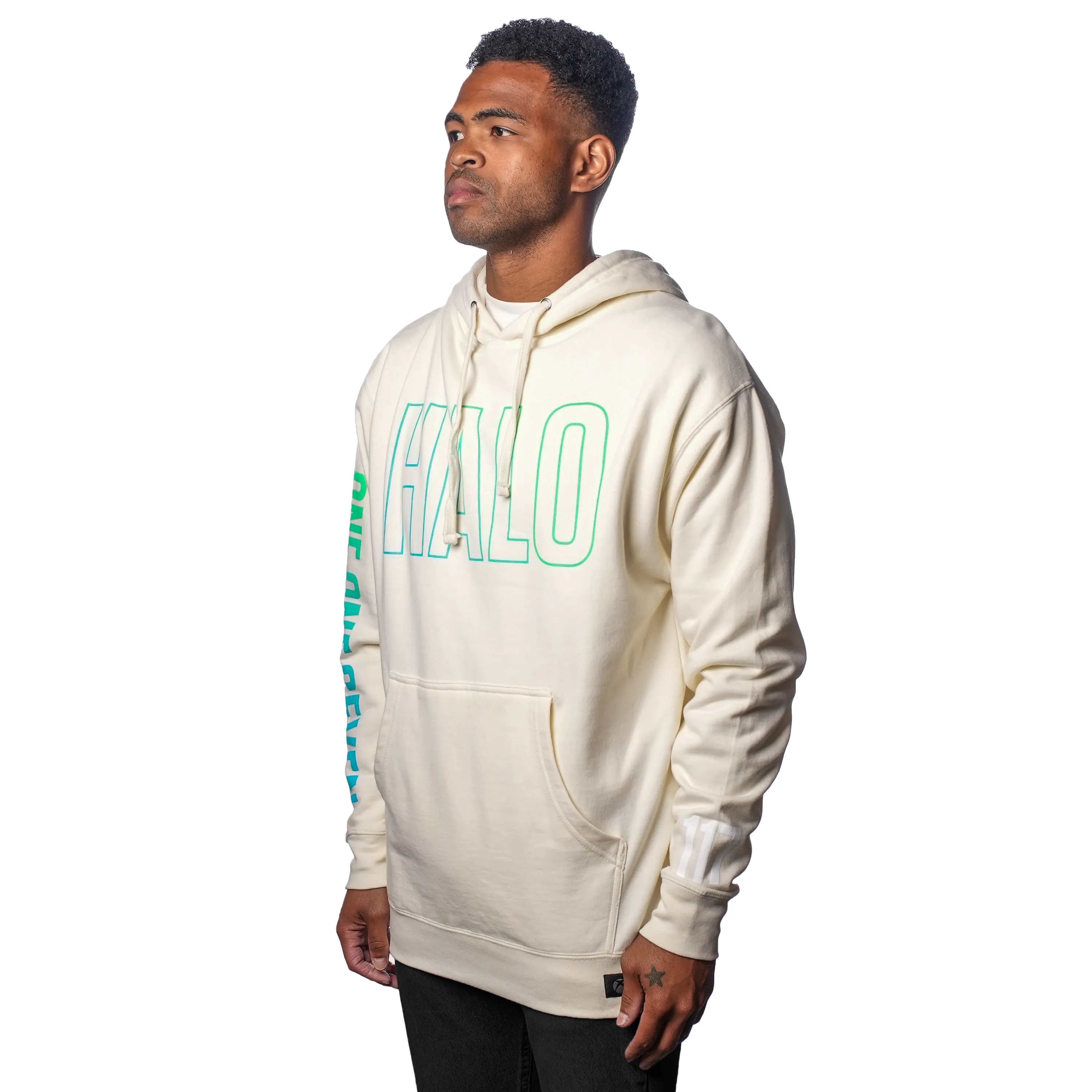 Halo One One Seven Cream Pullover Hoodie