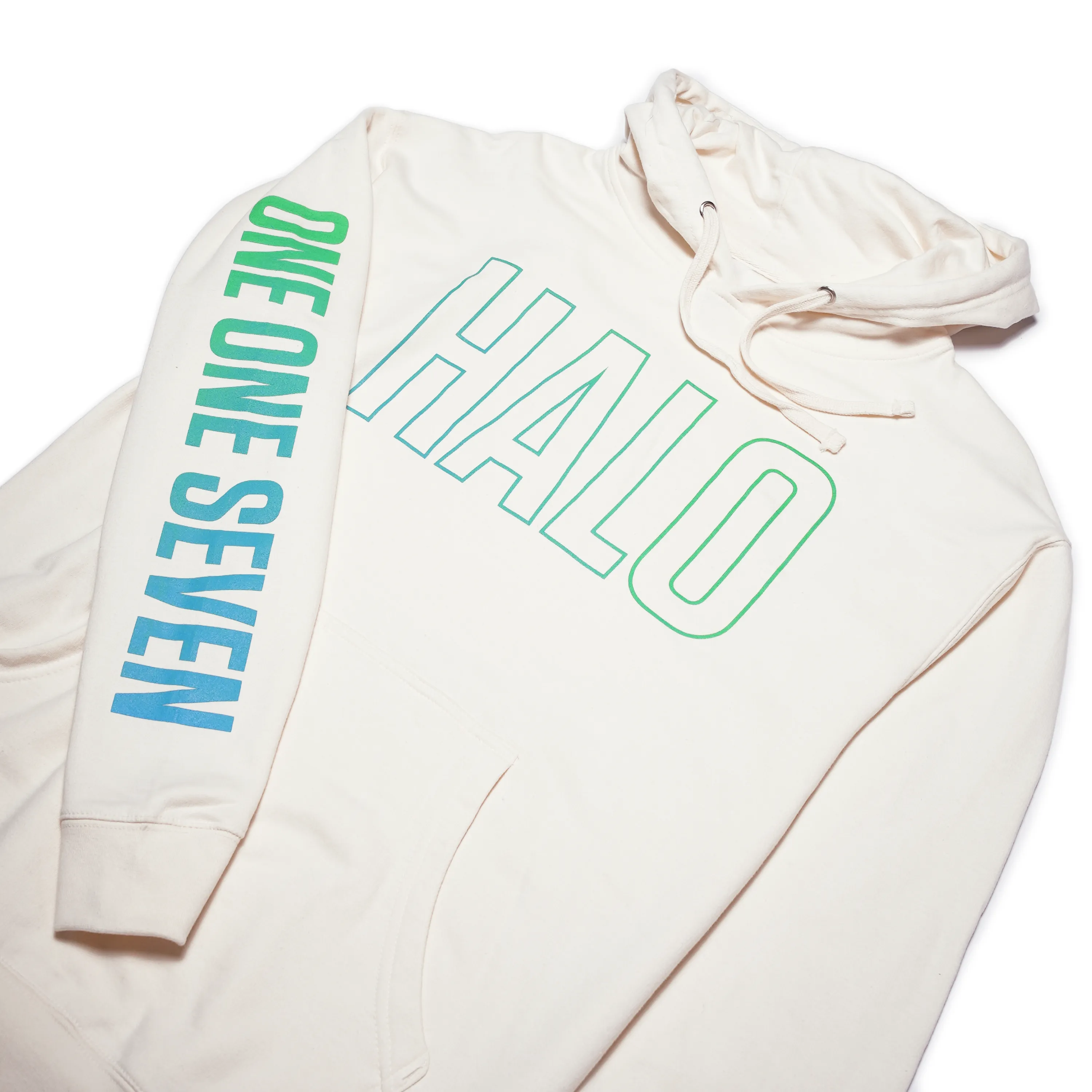 Halo One One Seven Cream Pullover Hoodie