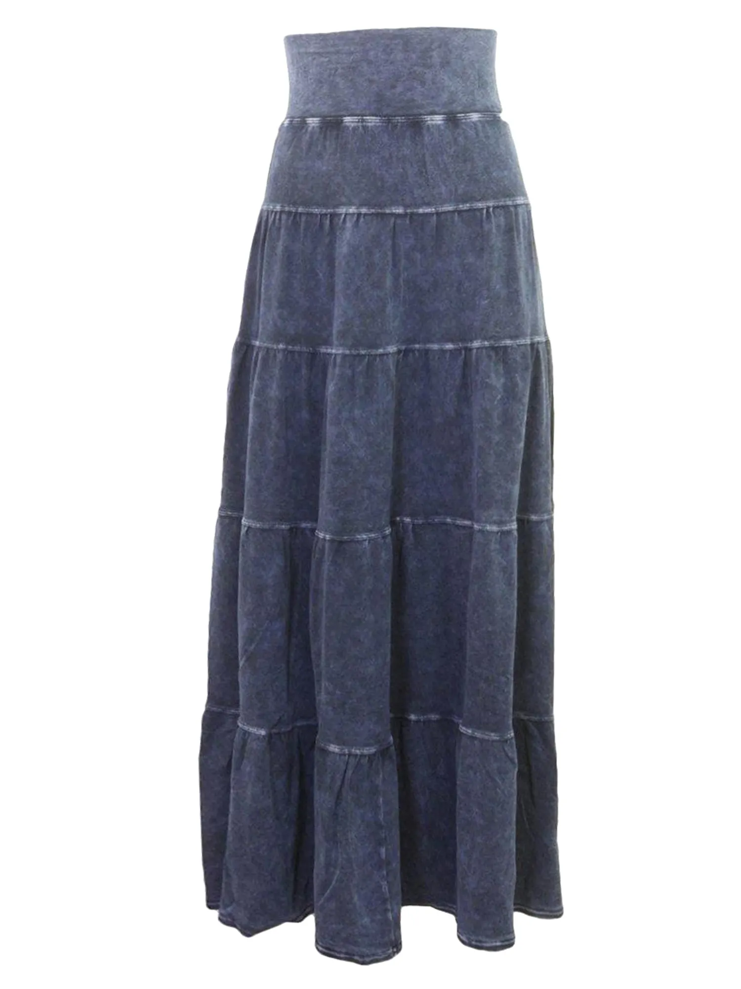 Hard Tail Tiered Maxi Skirt T-231