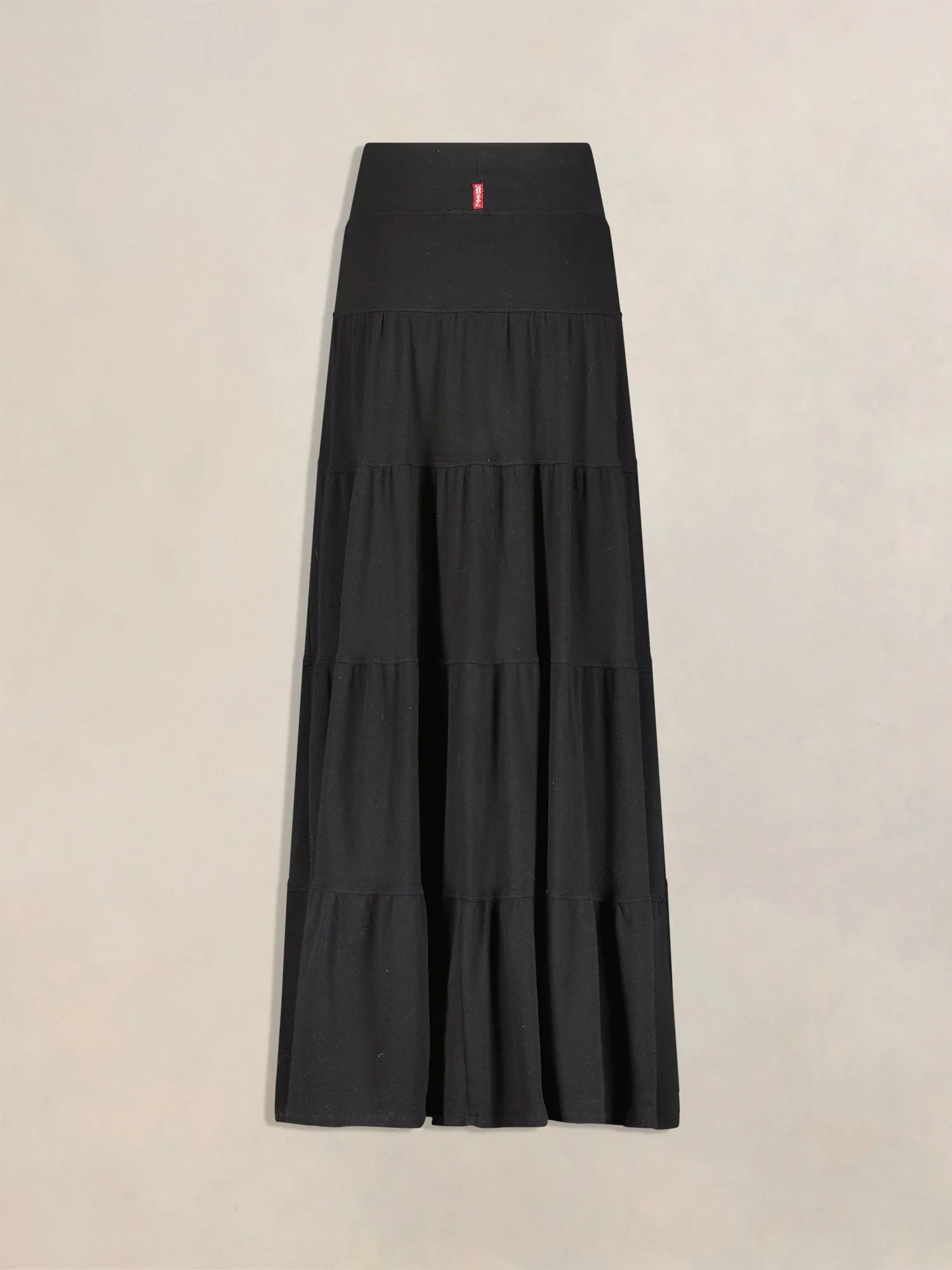 Hard Tail Tiered Maxi Skirt T-231