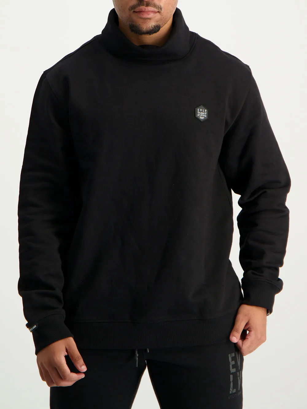 HAWKS POLO NECK SWEATER