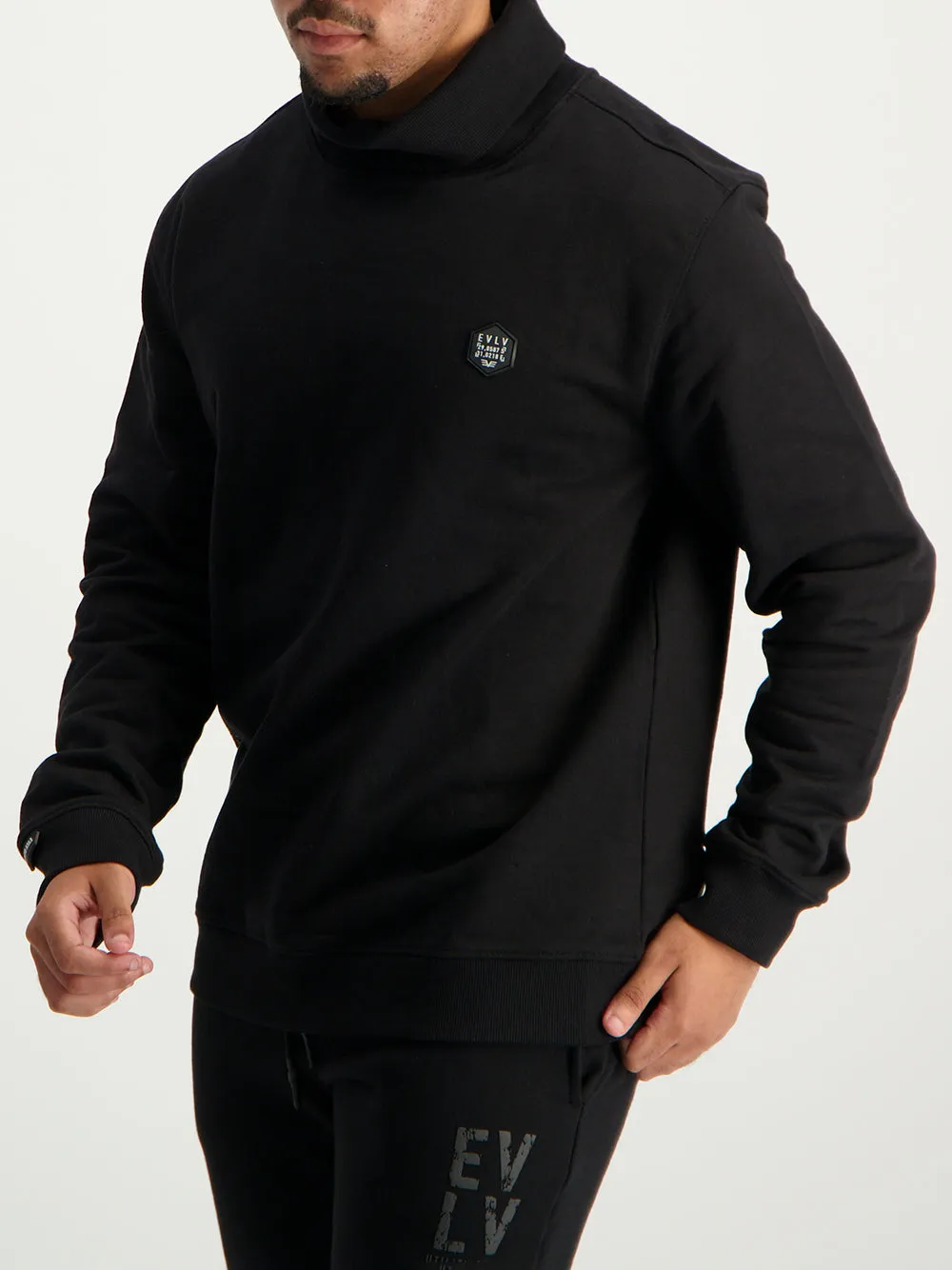 HAWKS POLO NECK SWEATER