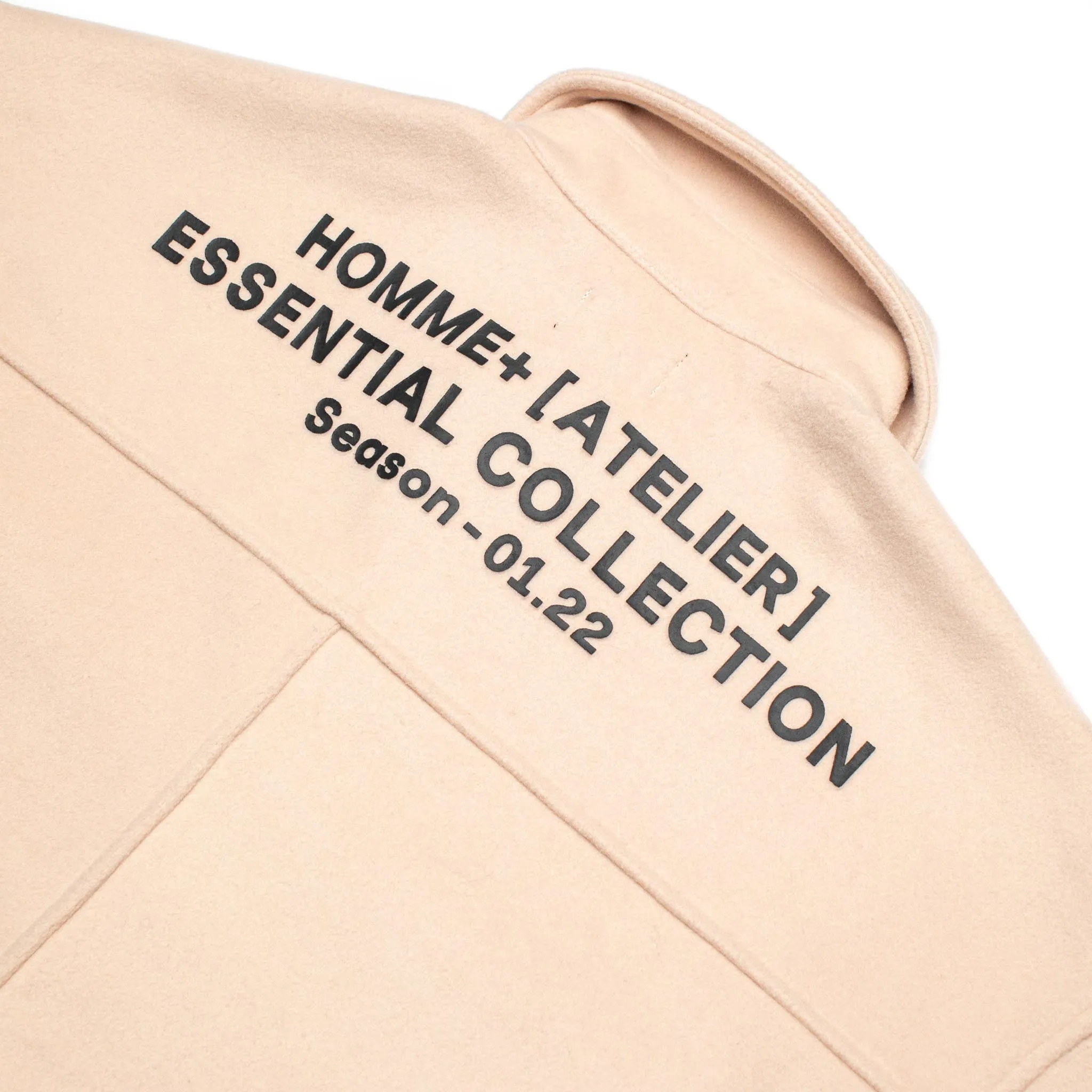 HOMME  Heavyweight Overshirt Beige