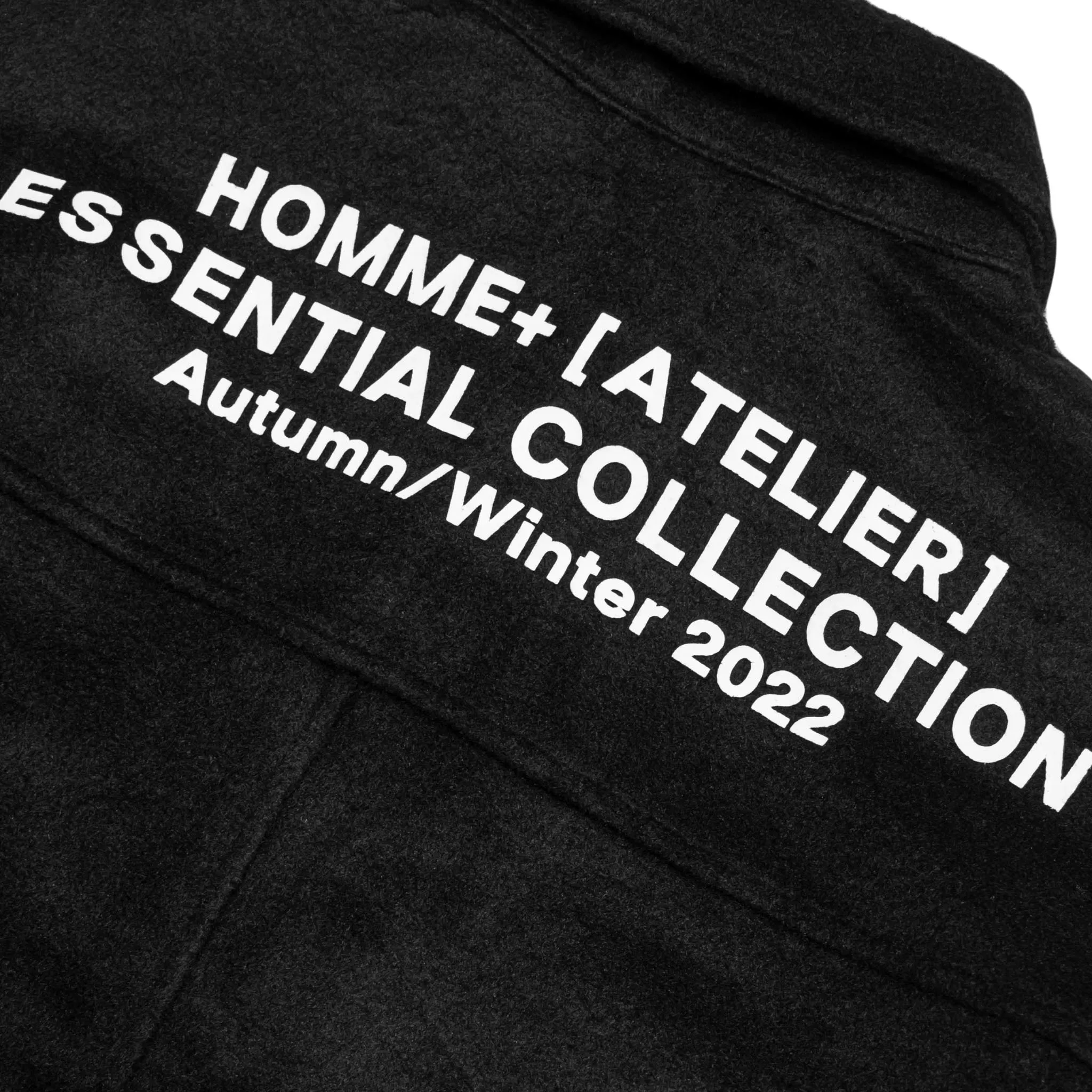 HOMME  Oversized Shirt Black