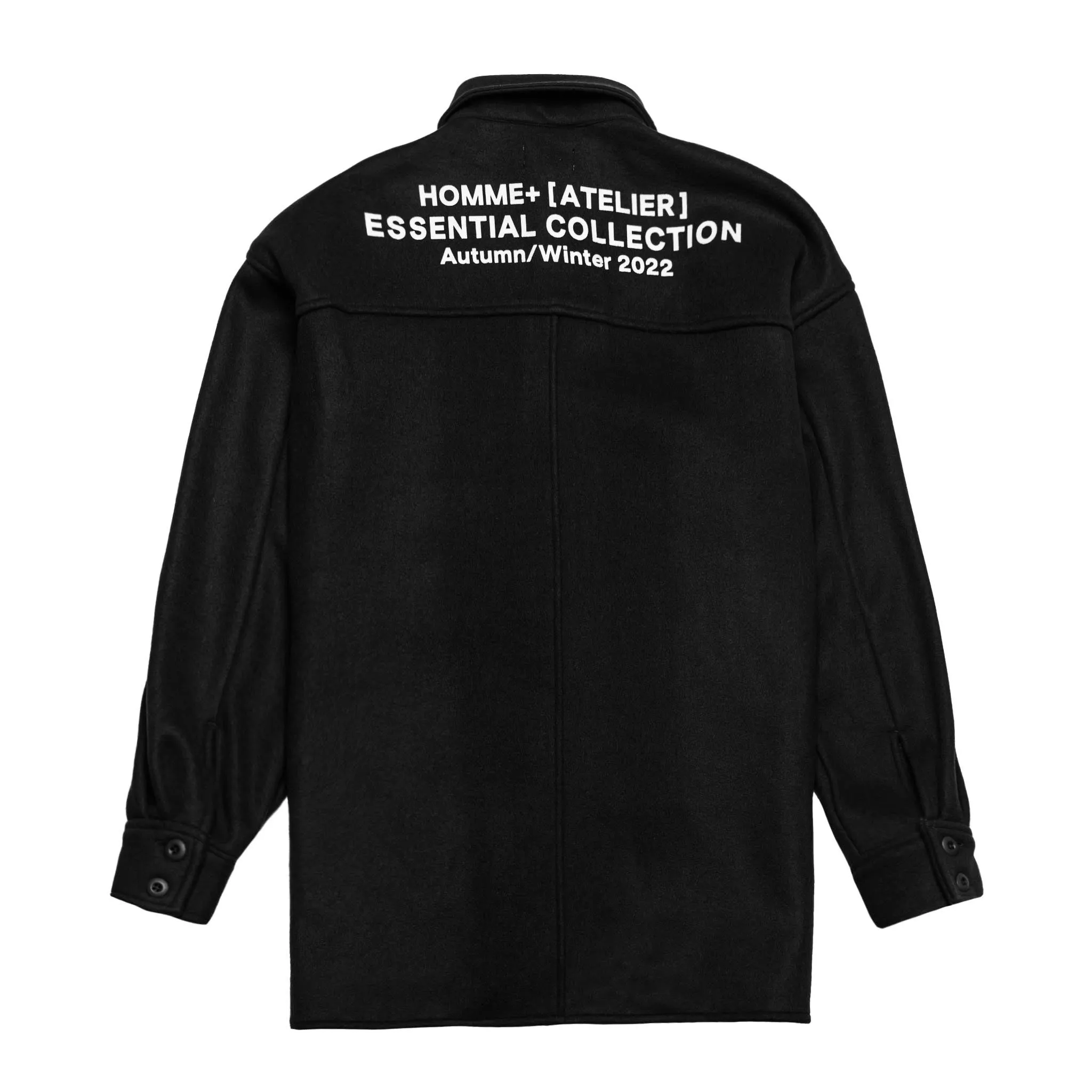 HOMME  Oversized Shirt Black