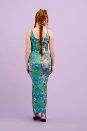 Intergalactic Rodeo Bodycon Maxi Dress