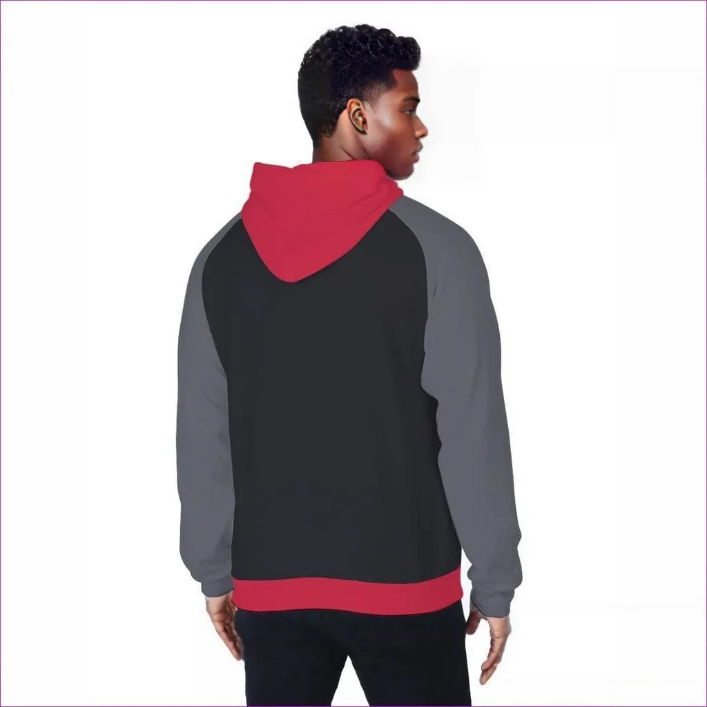 Introvert Men's Heavy Fleece Raglan Hoodie