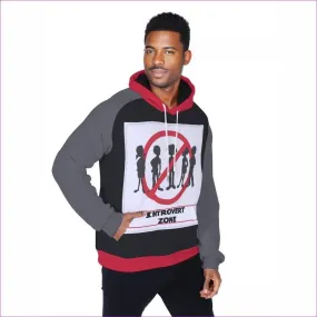 Introvert Men's Heavy Fleece Raglan Hoodie