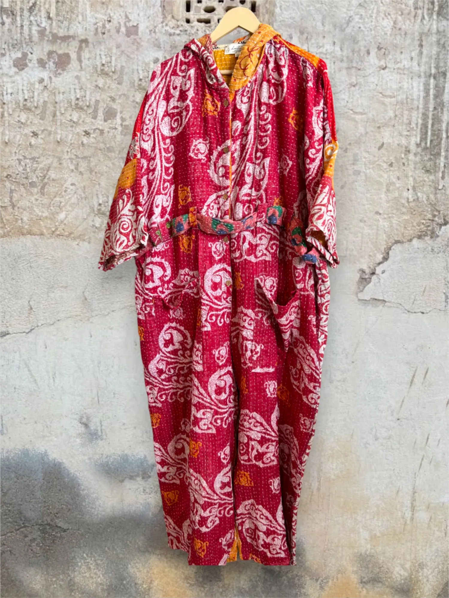 Kantha Zen Hoodie Jumpsuit 0224 123