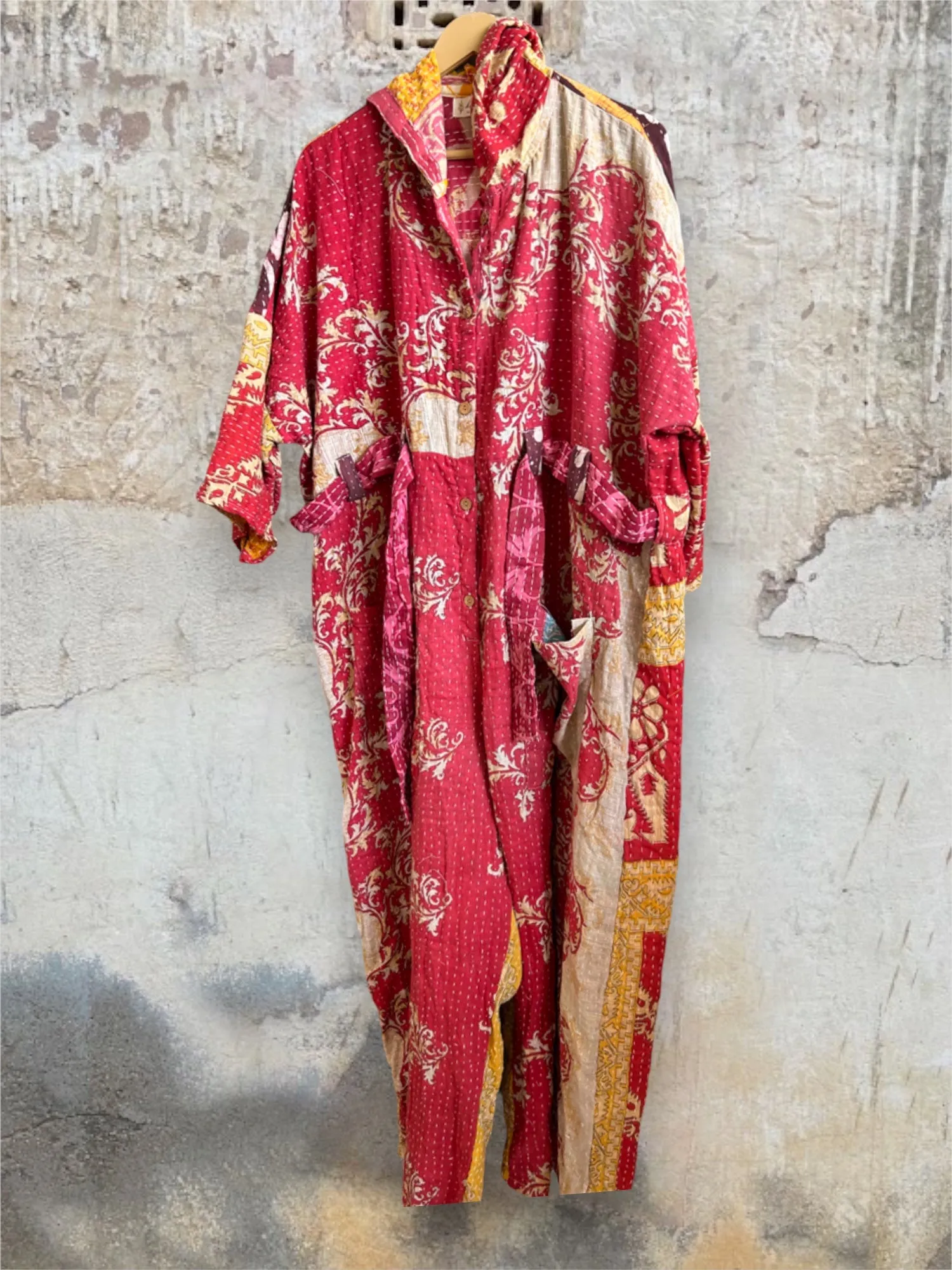 Kantha Zen Hoodie Jumpsuit 0224 156