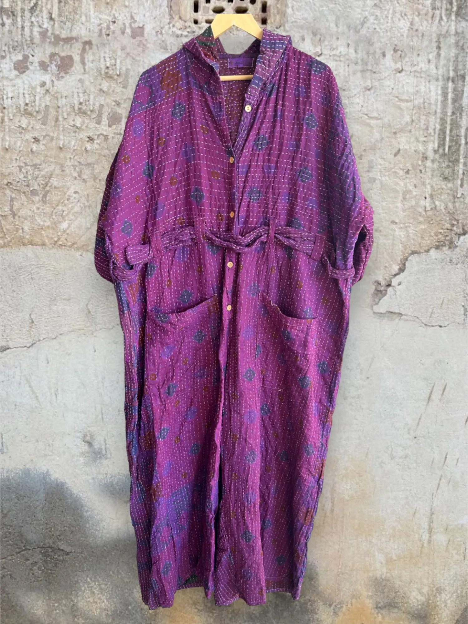 Kantha Zen Hoodie Jumpsuit 0224 253