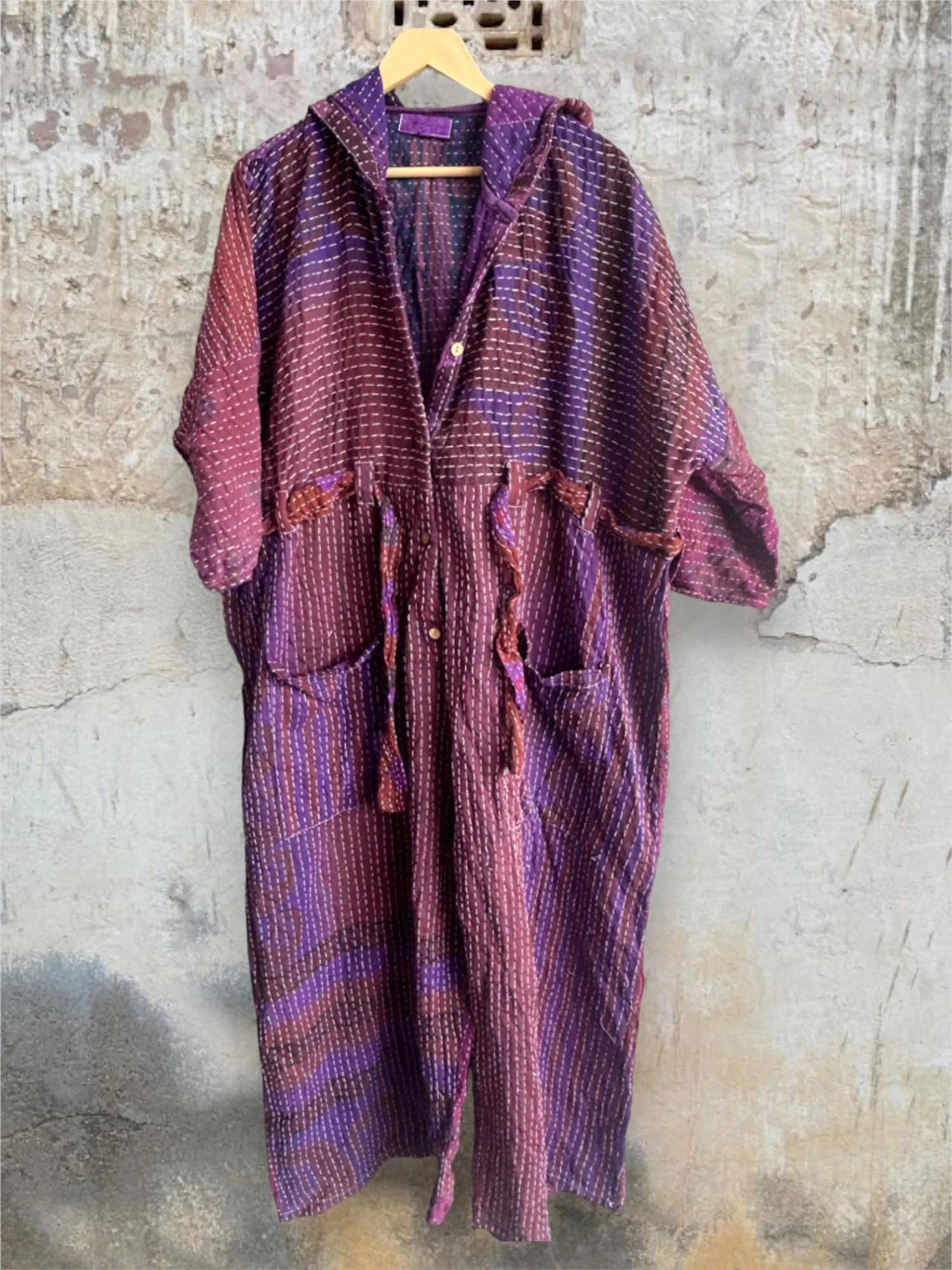 Kantha Zen Hoodie Jumpsuit 0224 334