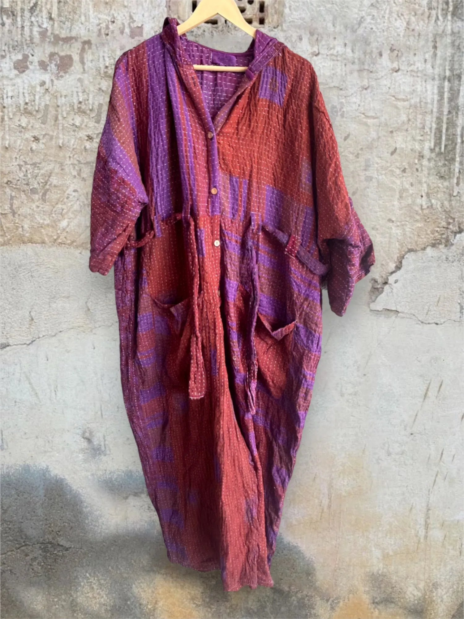 Kantha Zen Hoodie Jumpsuit 0224 372