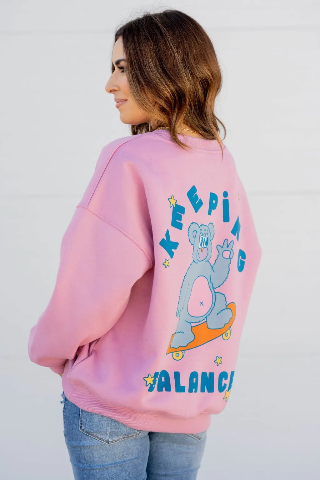 Keeping Balance Graphic Crewneck