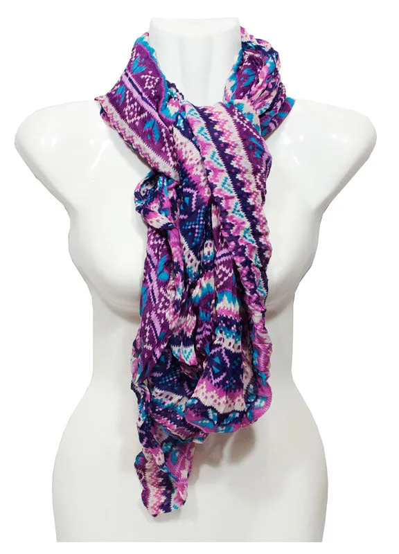 Ladies Printed Fall / Spring Scarves Wholesale