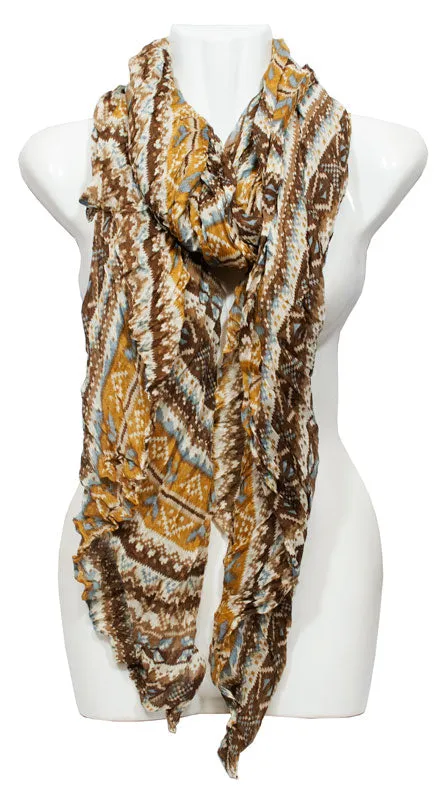 Ladies Printed Fall / Spring Scarves Wholesale