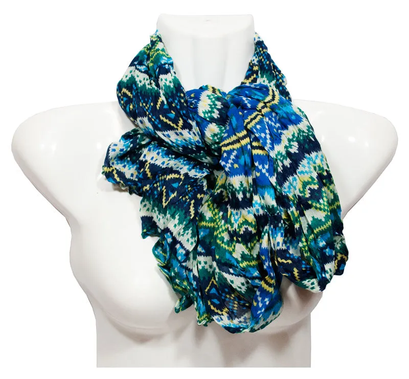 Ladies Printed Fall / Spring Scarves Wholesale