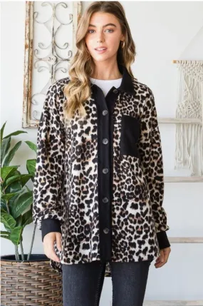 Leopard Print Shacket - #5573-5575