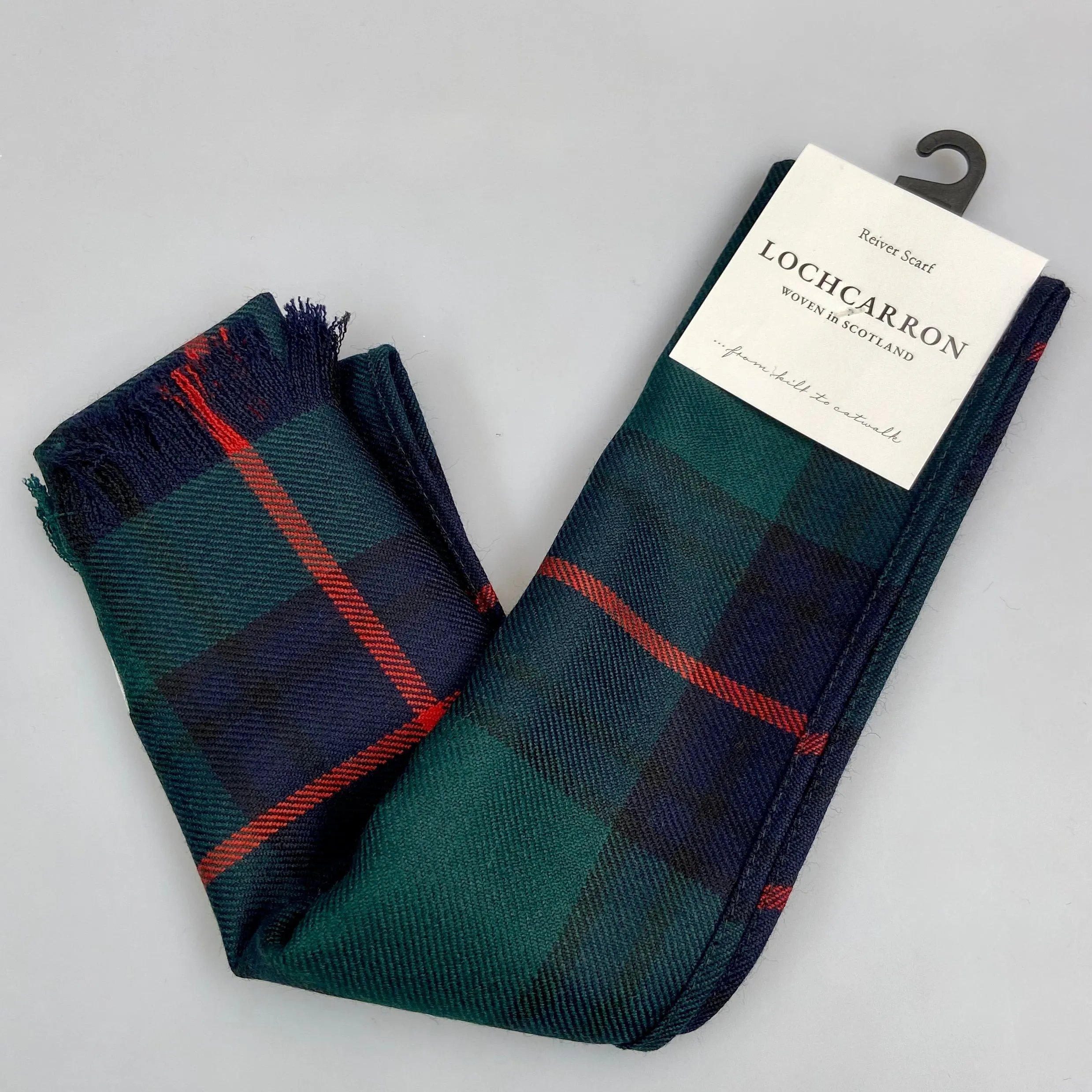 Luxury Lightweight Scarf in Shaw Modern Tartan