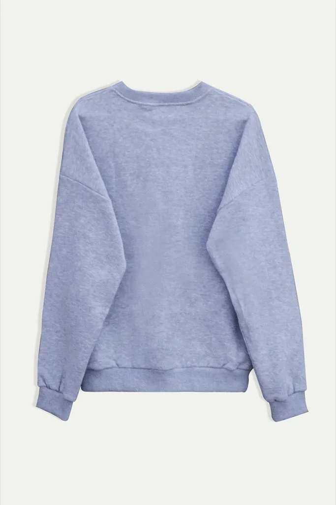 MELANGE GREY SWEATSHIRT