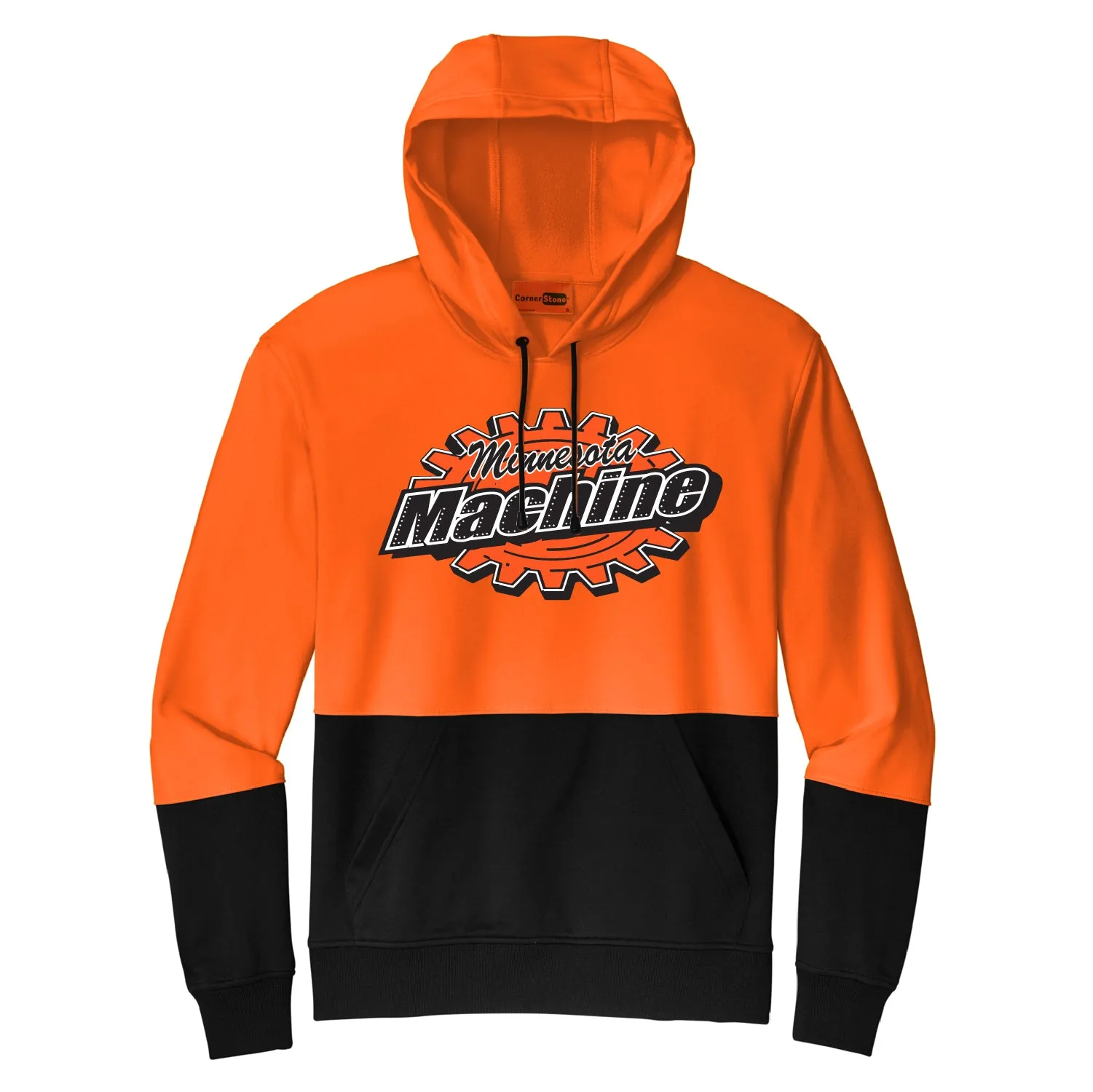 Minnesota Machine Enhanced Visibility Fleece Pullover Hoodie