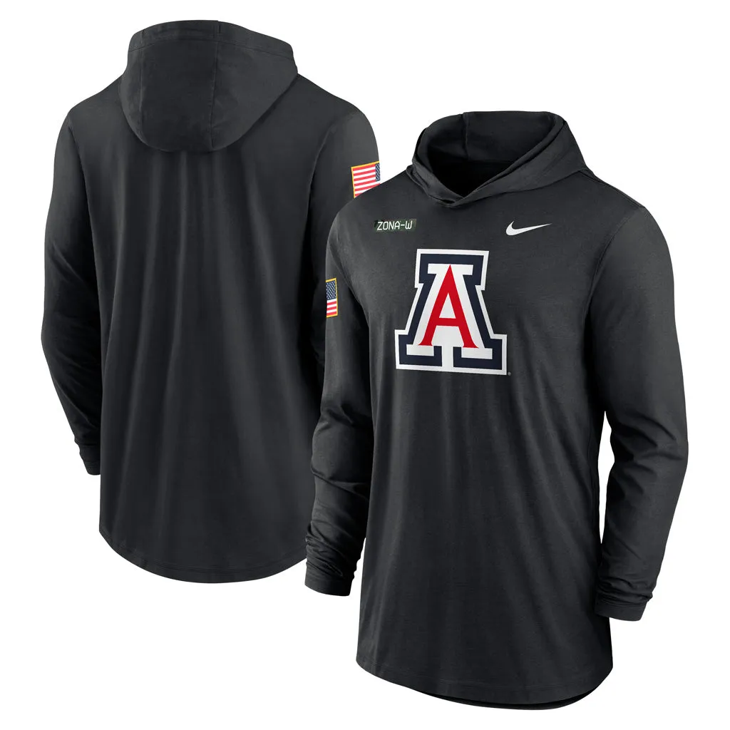 NCAA Arizona Wildcats Nike Military Pullover Hoodie