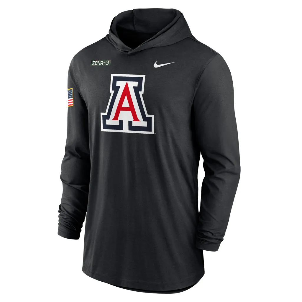 NCAA Arizona Wildcats Nike Military Pullover Hoodie