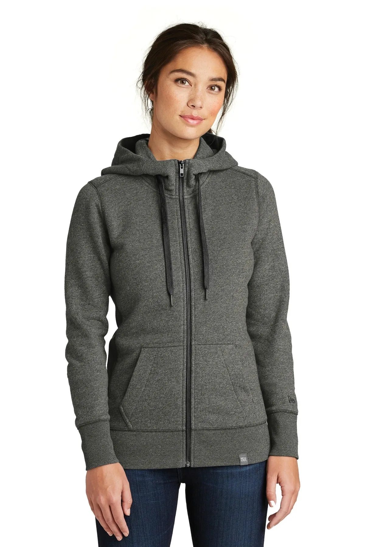 New Era ® Ladies French Terry Full-Zip Hoodie. LNEA502