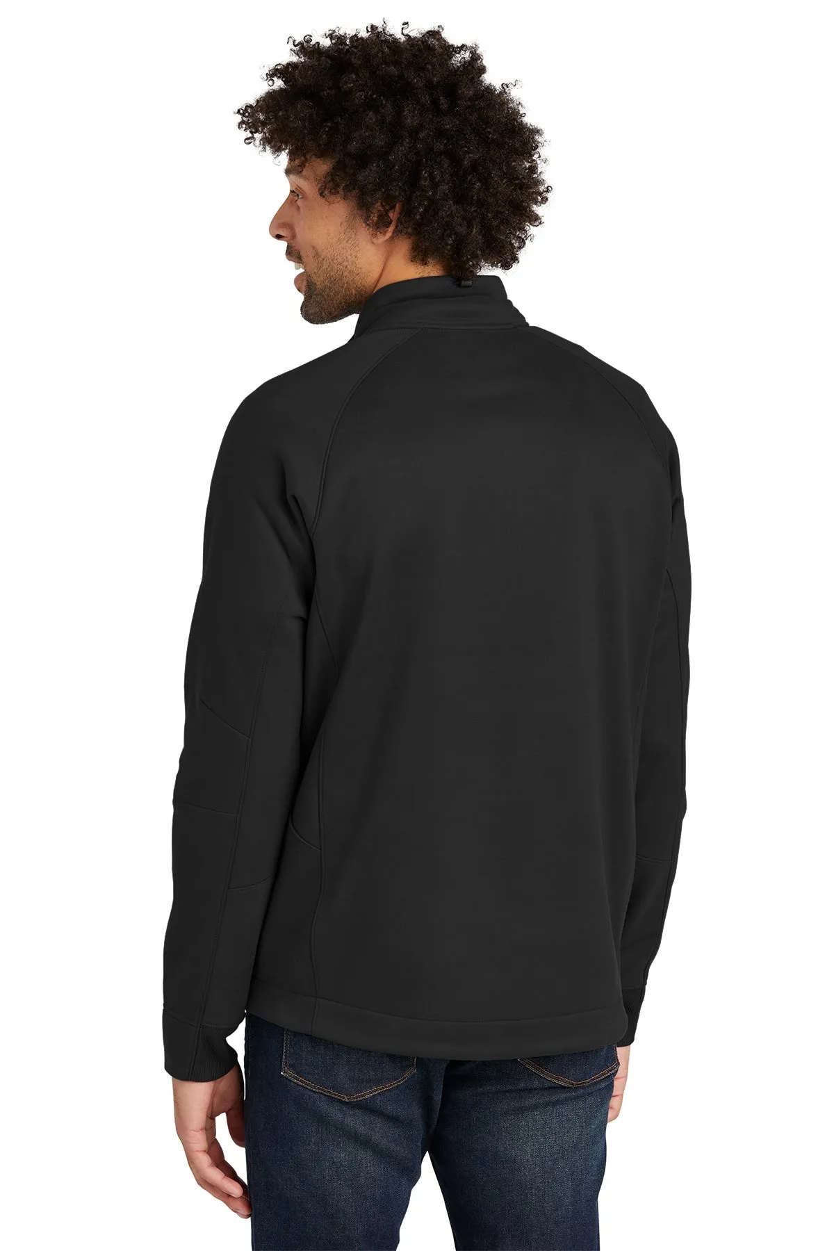 New Era Venue Fleece Custom Quarter Zips, Black