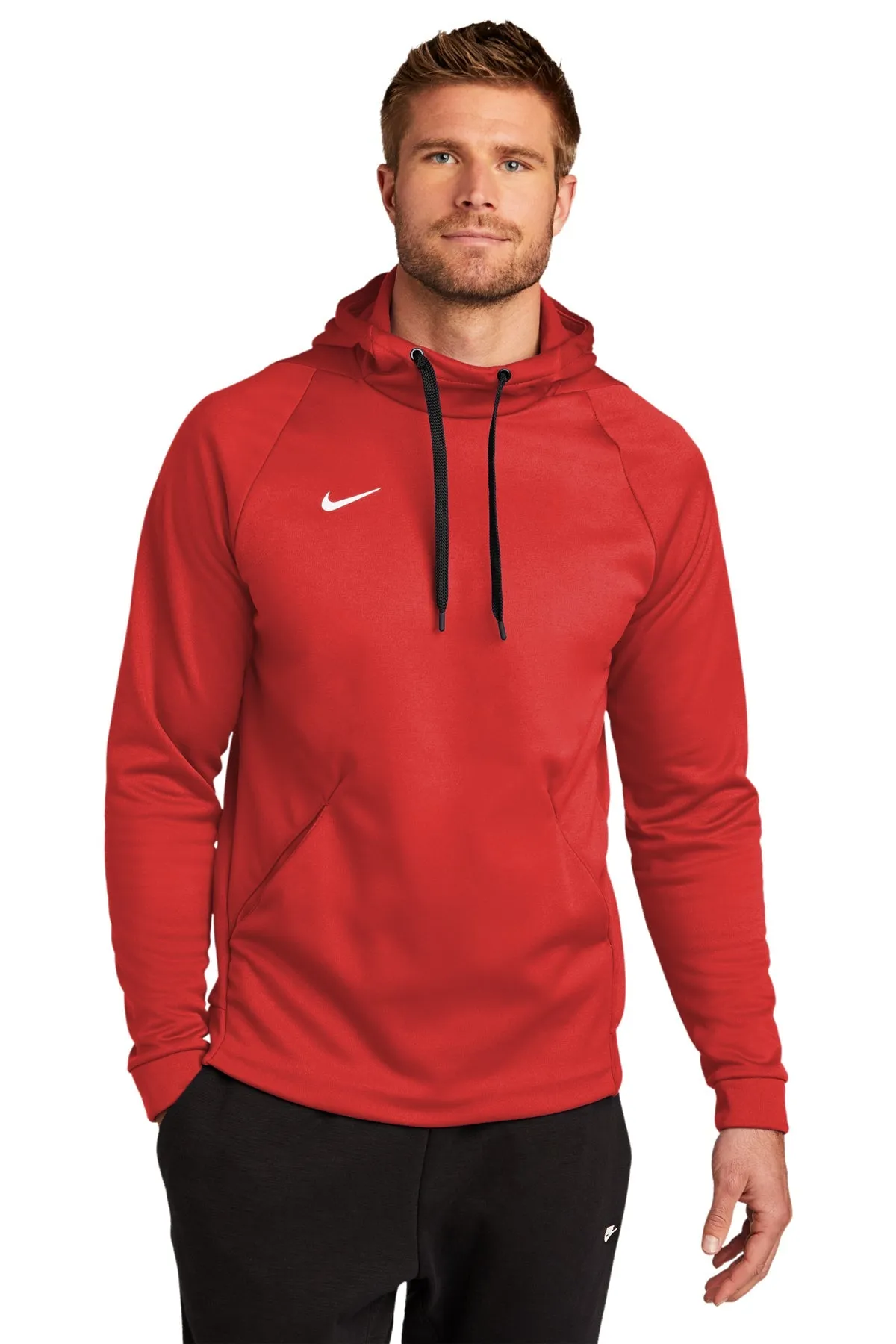 Nike Therma-FIT Fleece Custom Hoodies, Team Scarlet