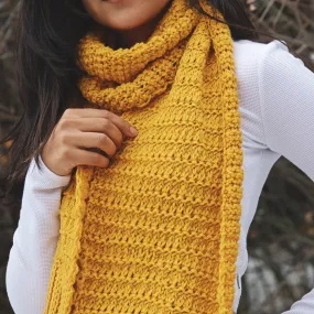 October Scarf Knitting Pattern