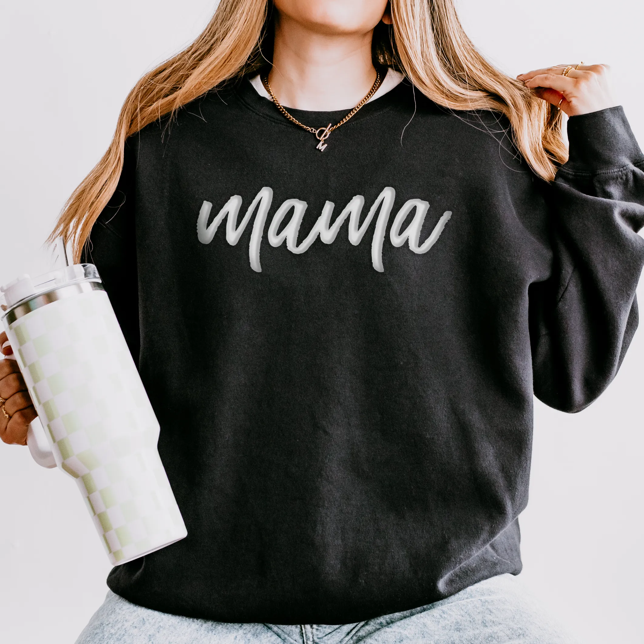 OG Mama Puff Comfort Colors Tee or Crewneck