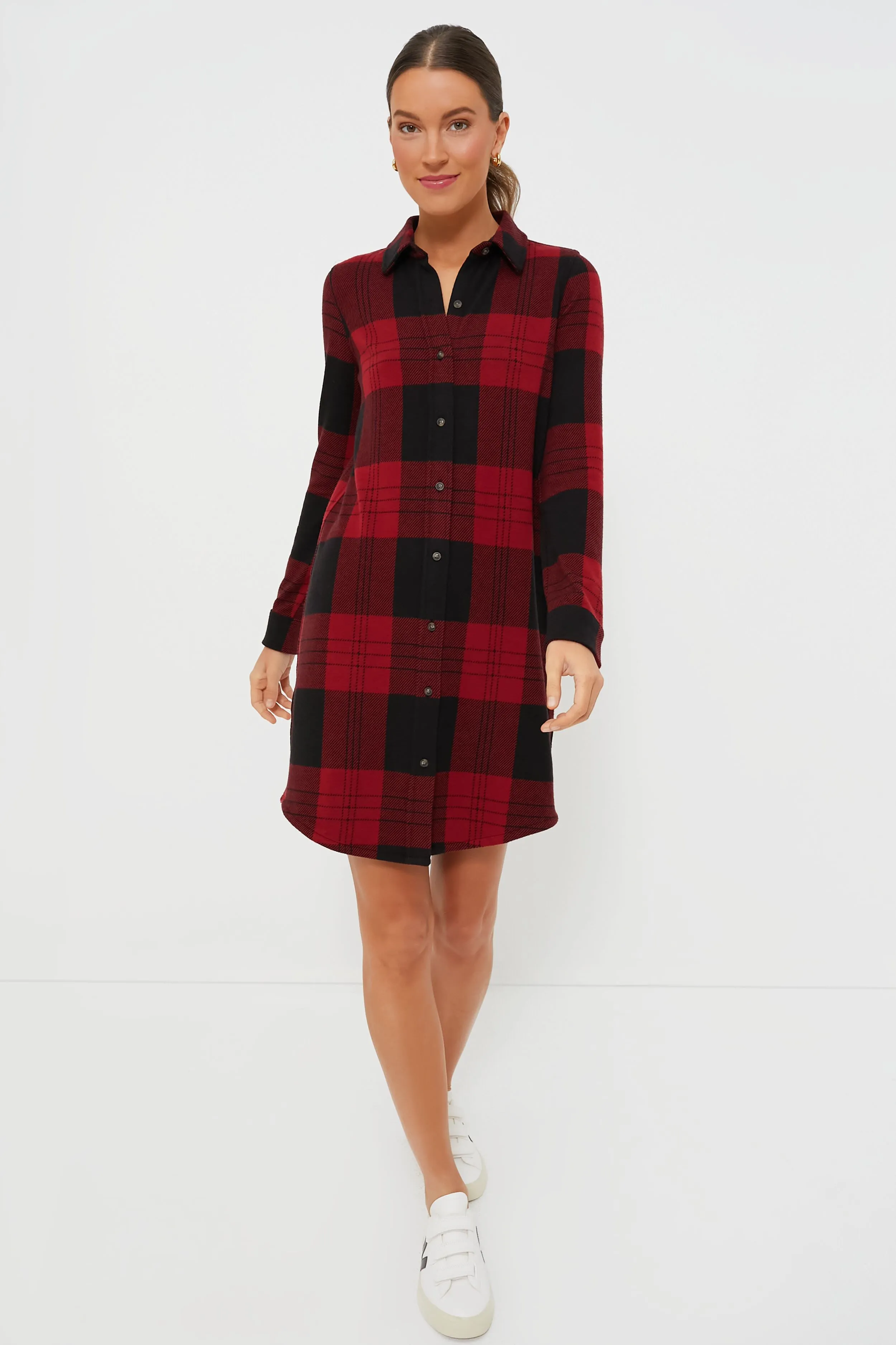 Orchard House Plaid Legend Sweater Dress