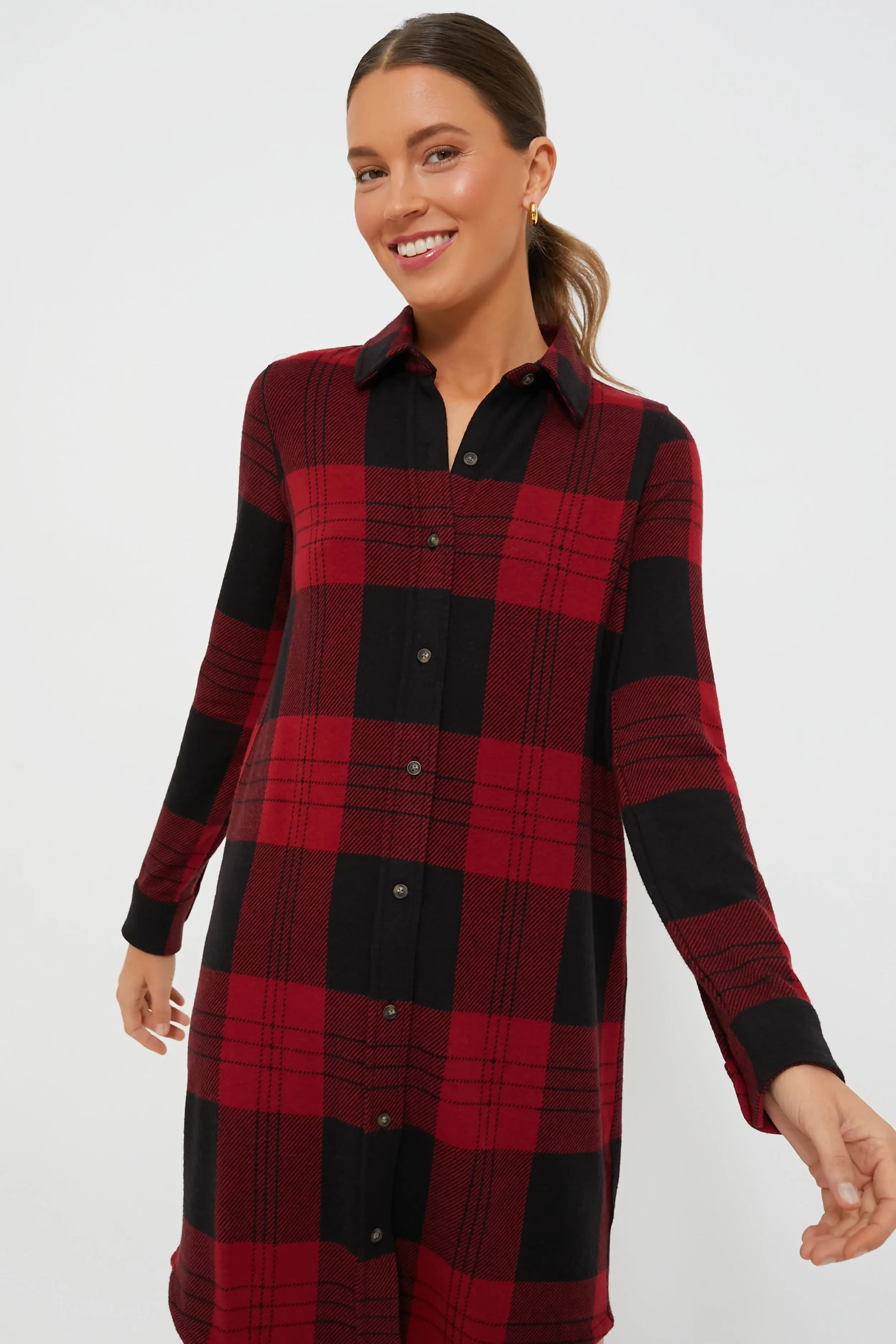 Orchard House Plaid Legend Sweater Dress