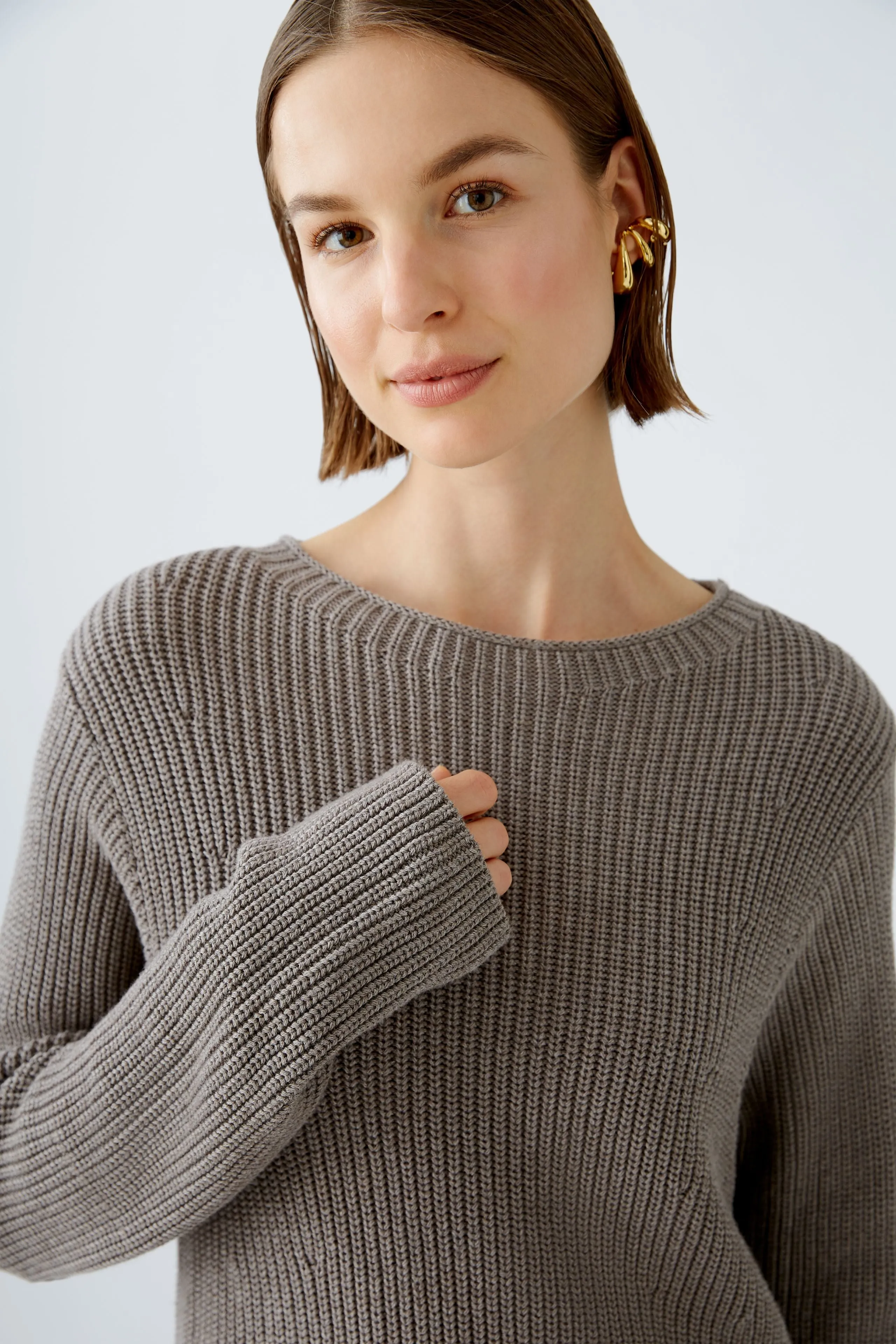 Oui - Button Knit