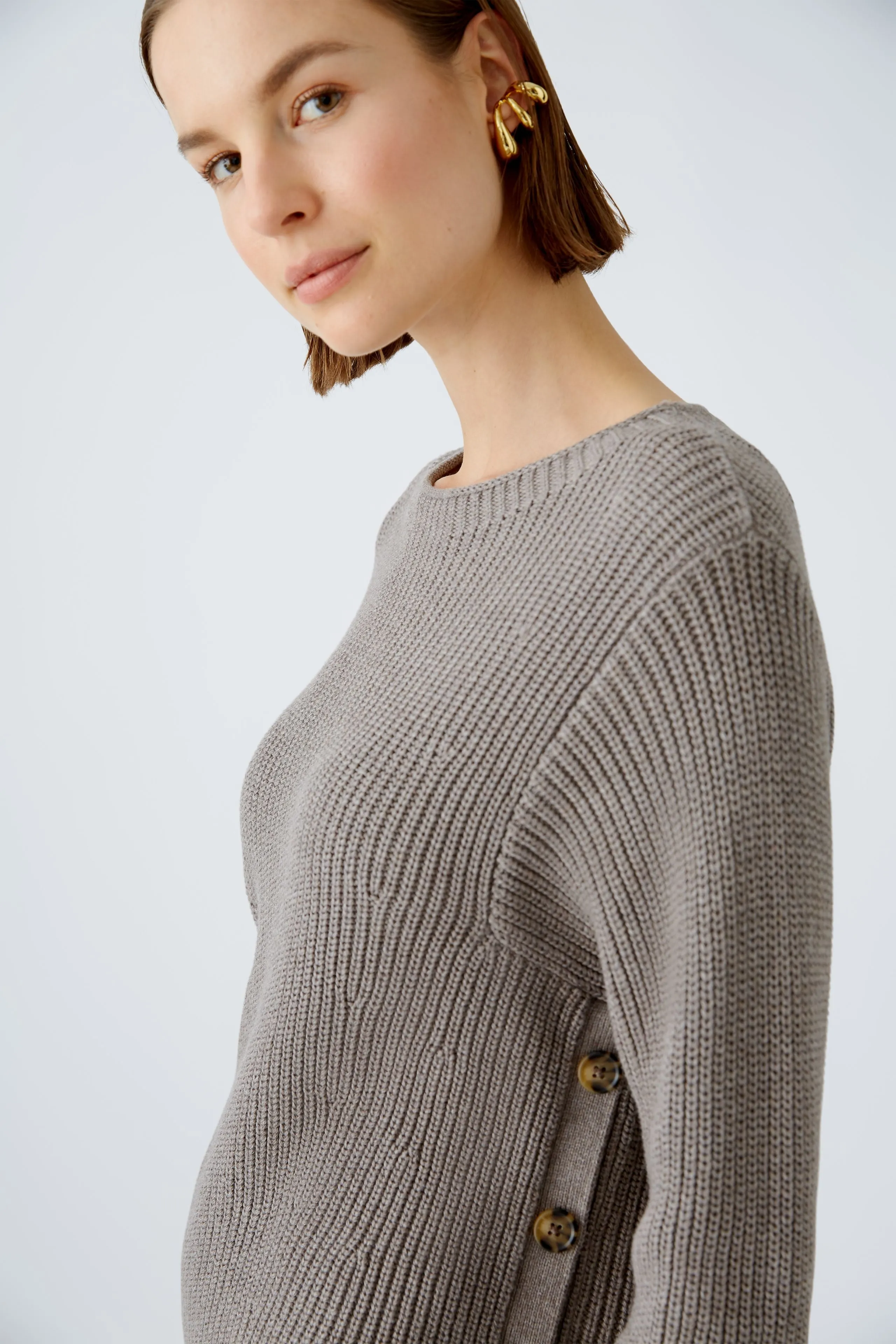 Oui - Button Knit