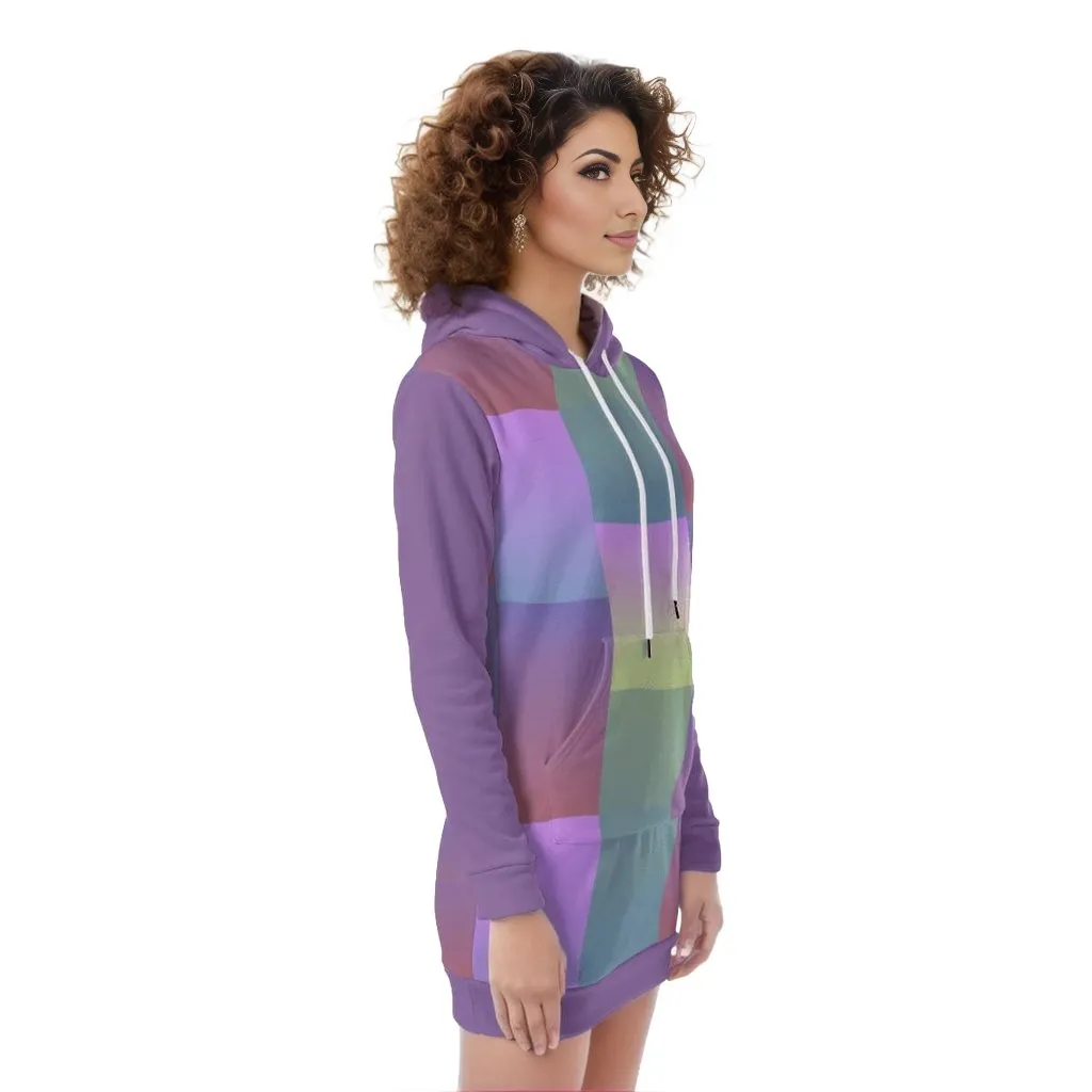 Paxx 2 Womens Heavy Fleece Long Hoodie