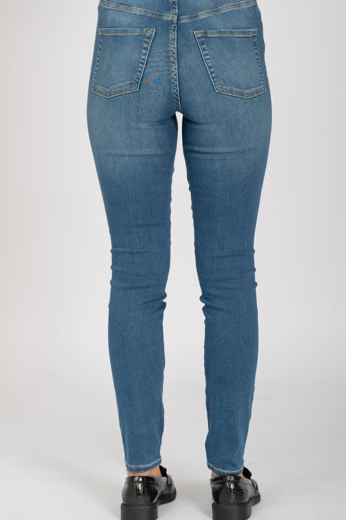 Performance Skinny Jeans - Light Blue Denim