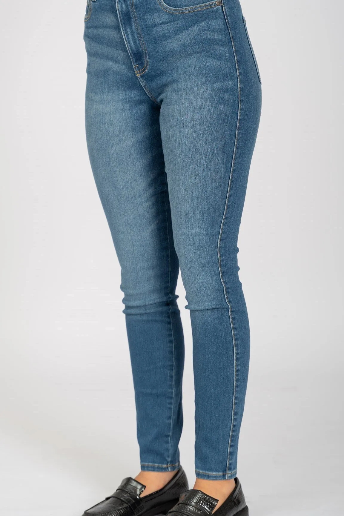 Performance Skinny Jeans - Light Blue Denim