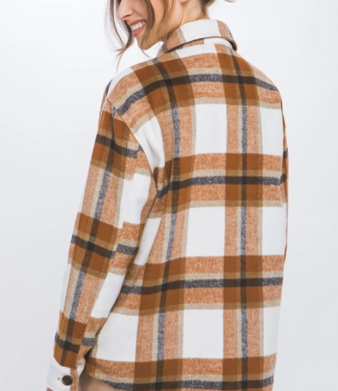 Playing It Cozy Plaid Shacket