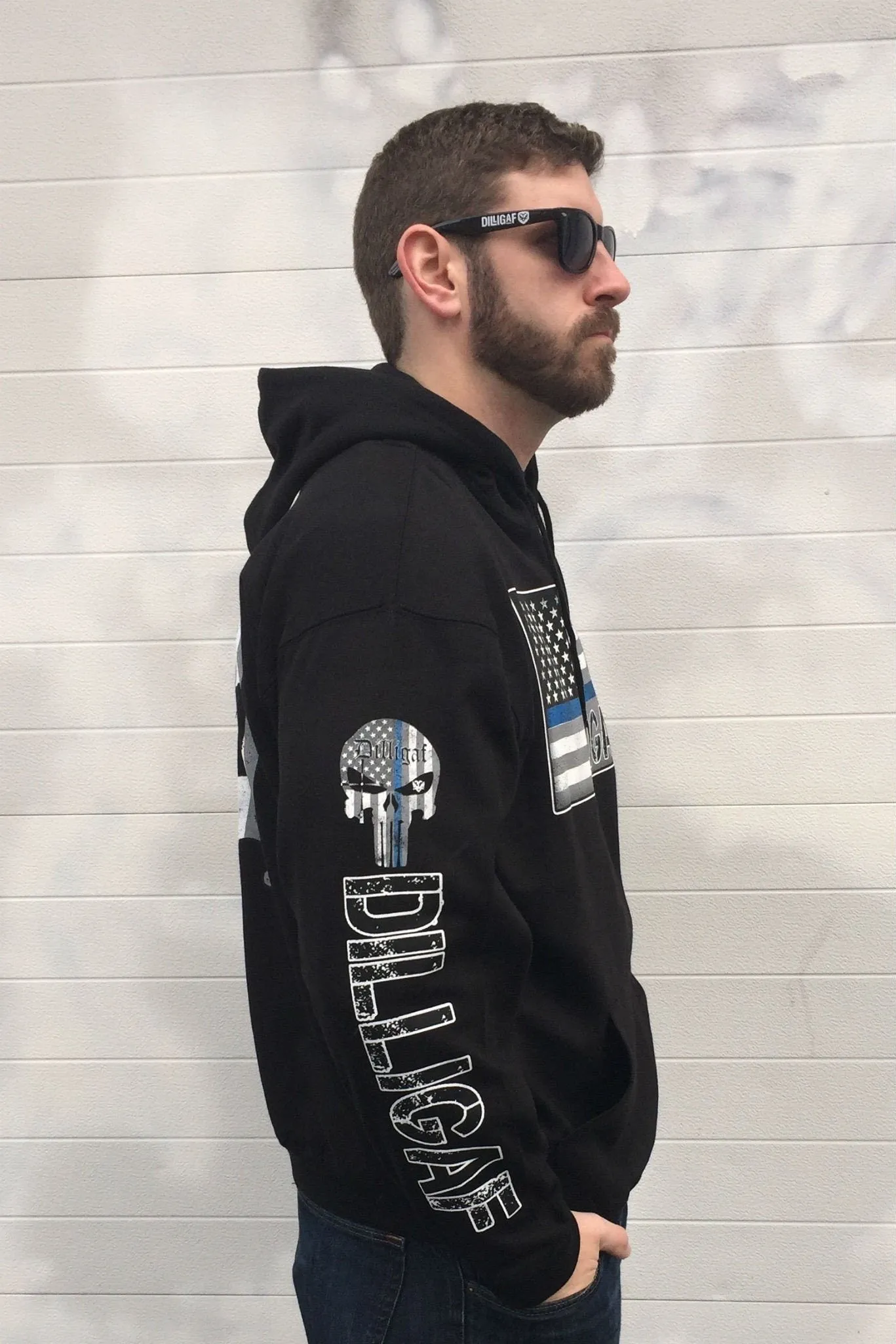 Police Dilligaf Punisher Pullover Hoodie