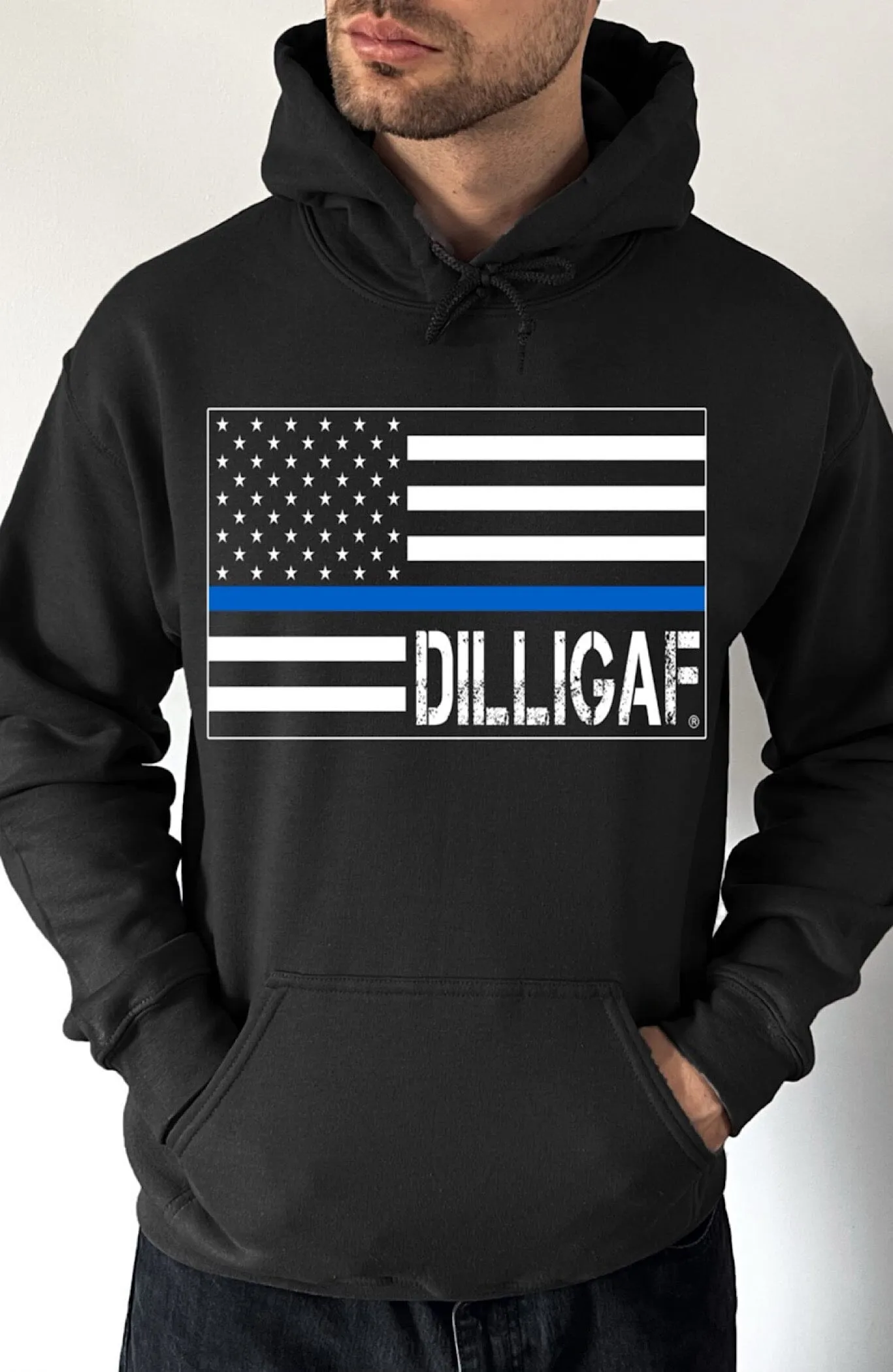 Police Dilligaf Punisher Pullover Hoodie