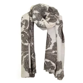 Powder Paisley Scarf