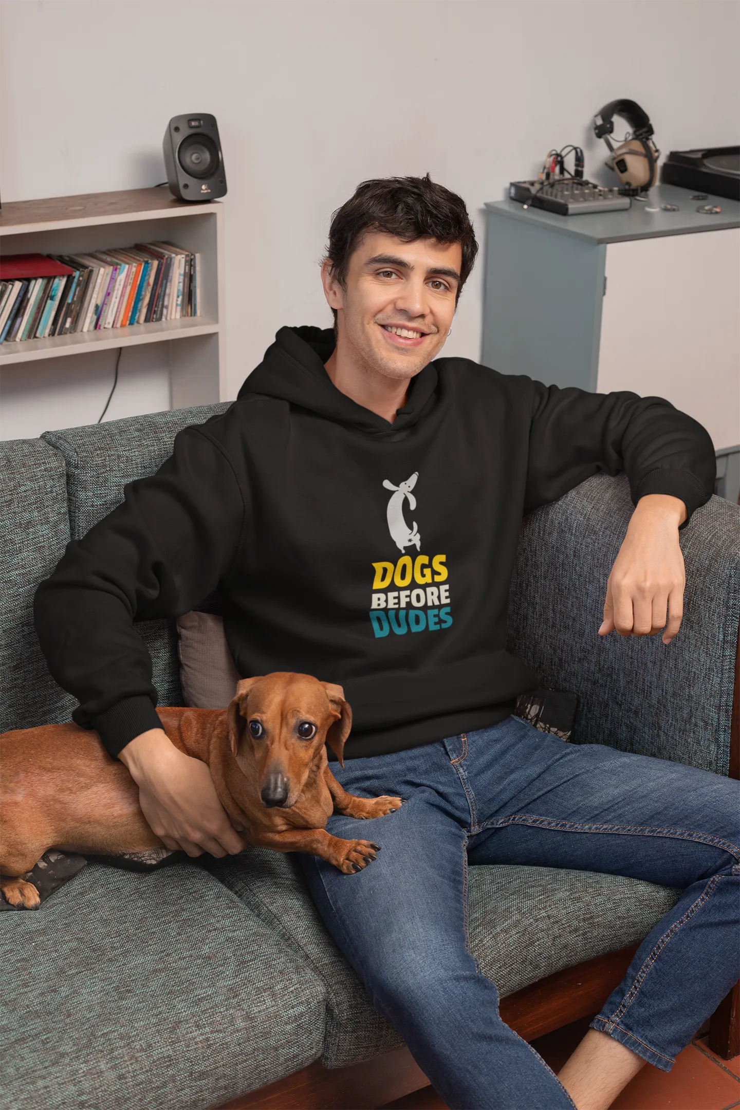 "DOGS BEFORE DUDES "- WINTER HOODIES