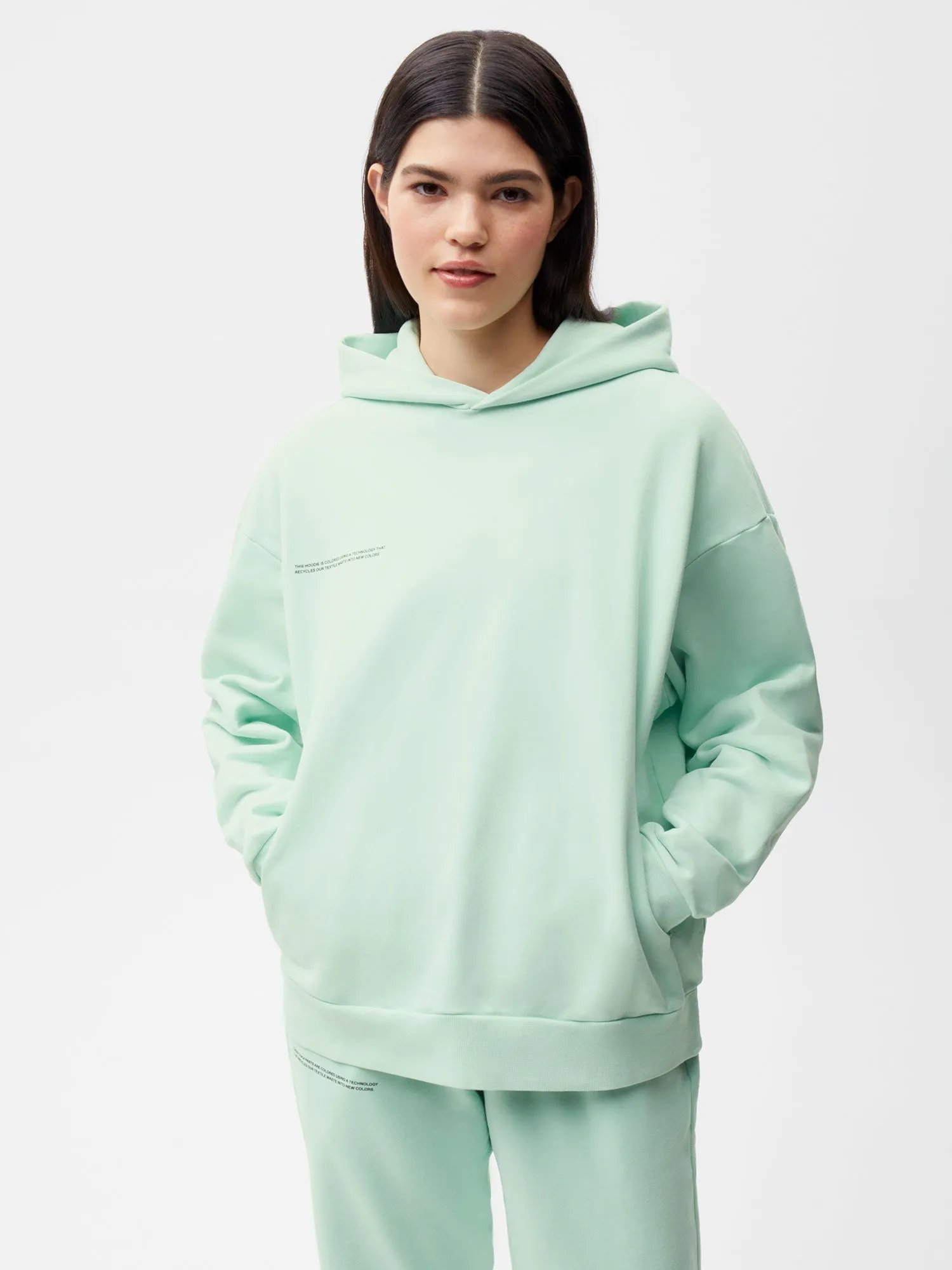 Re-Color Hoodie—aloe green