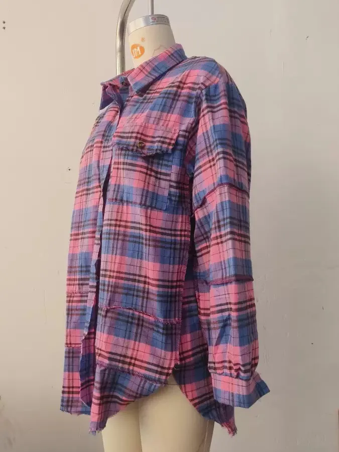 Red Plaid Oversized Shacket